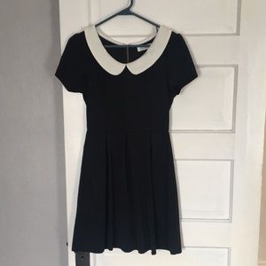 ModCloth Record Time Pan Collar Dress
